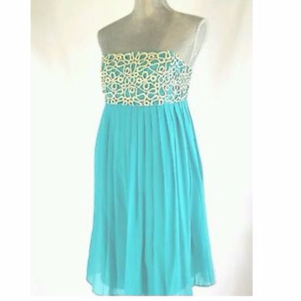 Lilly Pulitzer teal dress like new size 4